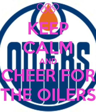 Keep Calm And Cheer For The Oilers Carry On Image