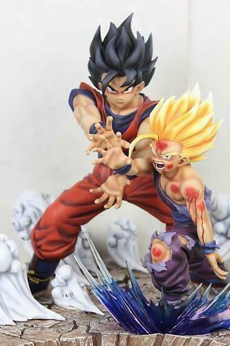 Goku Family Kamehameha Dragonball Father Son Gohan