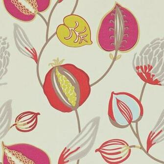 Home Wallpaper Harlequin Folia Tembok Mist