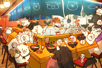 Fan Made Ramen Cat R Battlecats