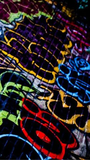 Wallpaper HD iPhone Graffiti Wall