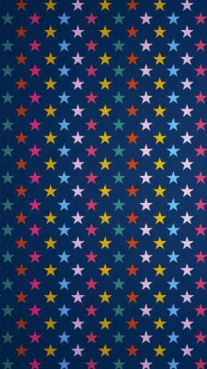 Stars Colorful Background iPhone 5s Wallpaper