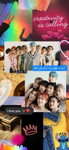 Rainbow Wallpaper Kpop Ateez Ot8 Aesthetic Idol