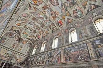 Sistine Chapel Ceiling Image Wallpaper