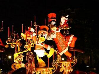 Christmas Fantasy Of Tokyo Disneyland Wallpaper