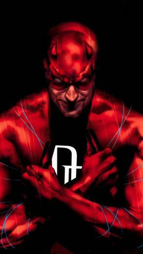 Wallpaper Daredevil Art Marvel Comics iPhone HD