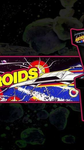 Arcade Asteroids Retro Games Wallpaper