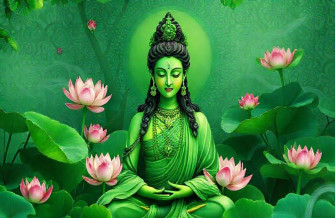 Green Tara Wallpaper