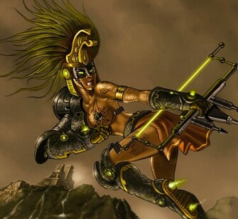 Aztec Warrior Wallpaper By Javo13