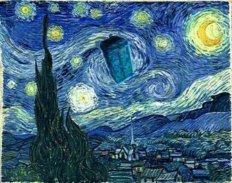 Doctor Who Tardis Wallpaper Van Gogh Image Pictures Becuo