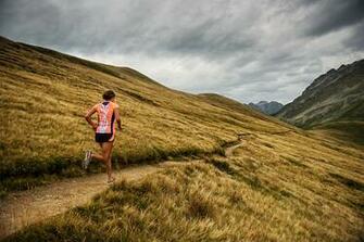 Ultra Runner Rory Bosio Seen Here On A Training Run Near Chamonix In