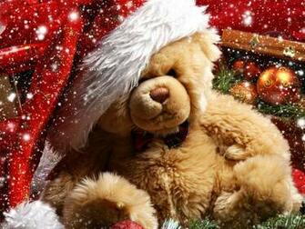 Xmas Teddy Bear Wallpaper Screensaver Pre