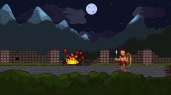 Pixel Game Background Wallpaper