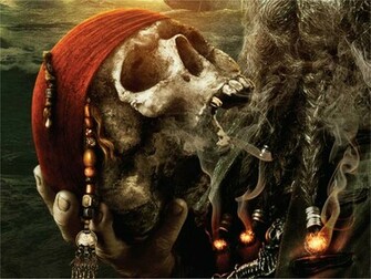 Pirates Of The Caribbean Skull Wallpaper