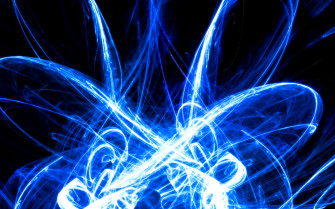 Abstract Blue Art Wallpaper