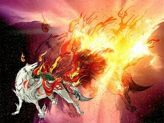 Okami Amaterasu Wallpaper