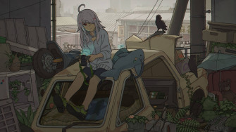 Tomboy Anime Girl Wallpaper