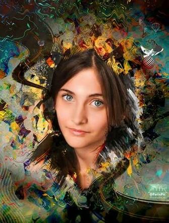 Paris Jackson Image Detailed Artwork