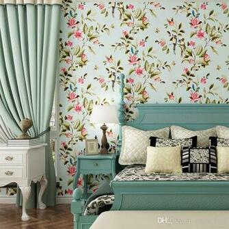 3d Modern Wallpaper Home Decor Flower Non Woven Wall
