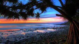 Windows Wallpaper Australian Beach Sunset