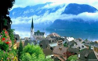 Wallpaper Scenery Austrian Travel Background