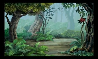 Cartoon Jungle Background Car Pictures