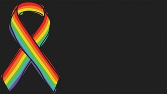 Gay Pride Ribbon By Alexsimon9797