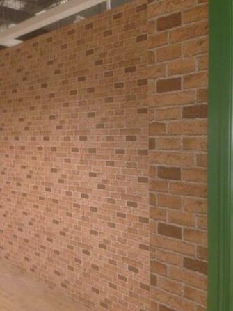 Ikea Logan Wallpaper Installation Palm Leaf Brick
