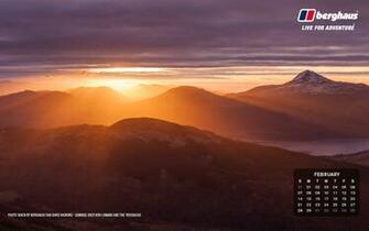 February Desktop Wallpaper Calendar