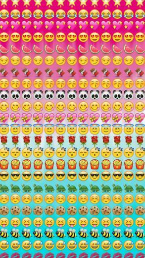 Group Of Emoji Faces Food Animals Hearts Colors Cool We Heart It