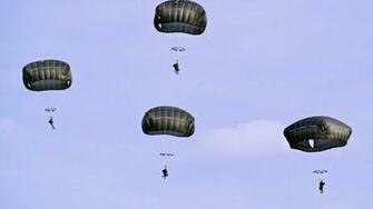 Military Army Paratrooper Wallpaper Background