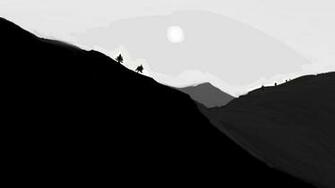 Minimal Black Hills Cool Wallpaper
