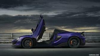 Mclaren 600lt Spider Color Lantana Purple Side HD