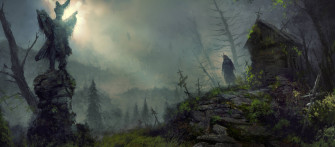 Diablo Forest Concept Art Wallpaper