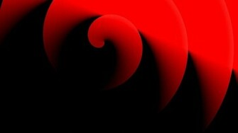 Fiery Red Black Circles Wallpaper And White