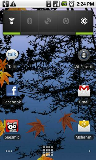 Has Live Wallpaper For Example Water As Below