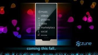 Microsoft Zune HD Wallpaper