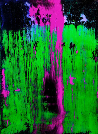 Neon Green And Purple Wallpaper