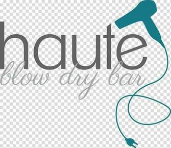 Logo Haute Blow Dry Bar Person Wrts Others Transparent Background