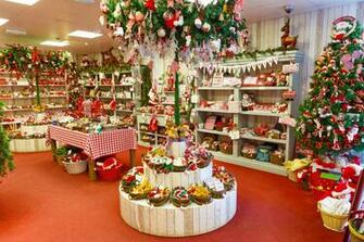 Christmas Shop Computer Wallpaper Desktop Background