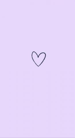 The Lavender Heart Light Purple Wallpaper