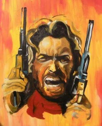 Fineartamerica The Outlaw Josey Wales Painting By Matt Burke