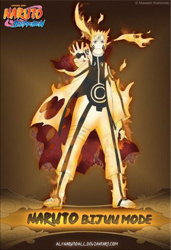 Naruto Bijuu Mode By Alxnarutoall