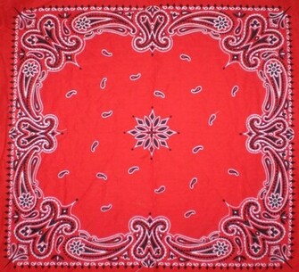 Image For Red And Black Bandana Background