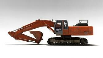 Wallpaper Hitachi Bulldozer Transport Metal