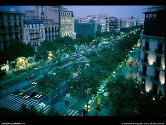Barcelona Spain Grand Boulevard Photo Of The Day Picture