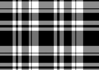 Black And White Plaid A4