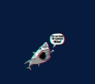 Stereo 3d Shark Wallpaper For Sony Ericsson Xperia Neo