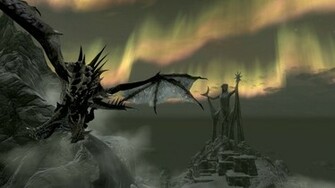 Skyrim Dragon Fond Ecran Net
