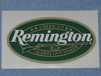 Remington Gun Logo Rare Arms Vinyl
